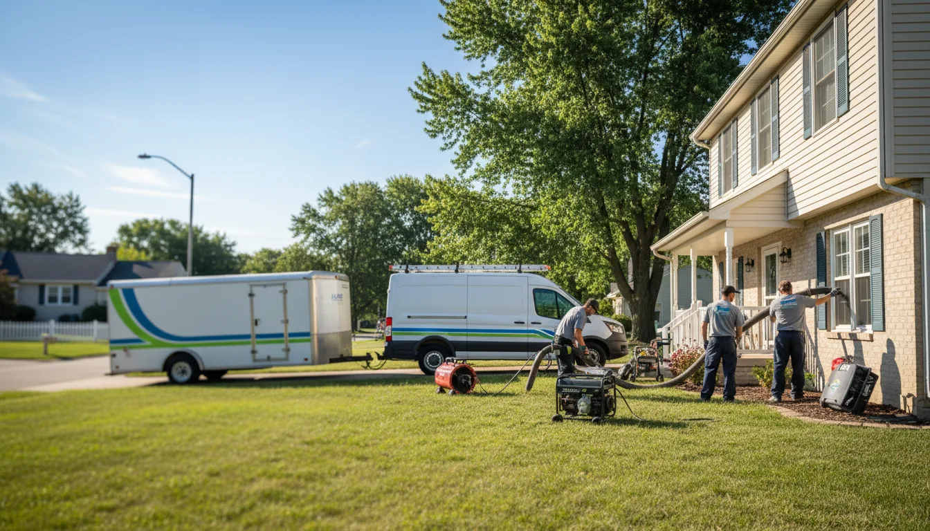 Flooded Basement Restoration And Cleanup With Repair in Bussey, IA near me